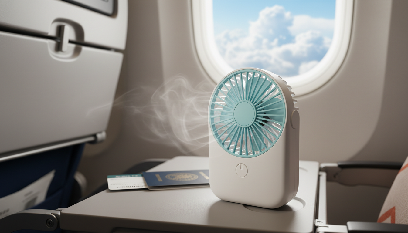 ハンディファンを飛行機で使いたい！国内線へ持ち込むにはどうすればいいの？