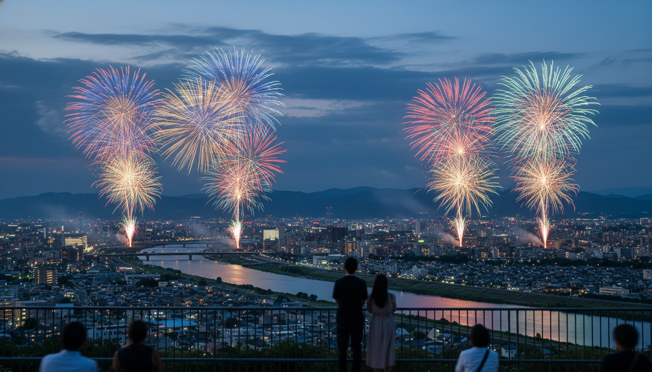 仙台七夕の花火、見える場所はどこ？絶景スポットで感動体験を
