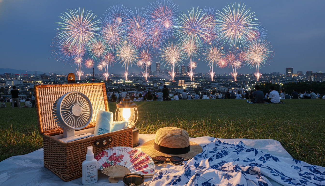 花火大会で暑さ対策が欠かせないのはなぜ？夏の夜の落とし穴に注意です