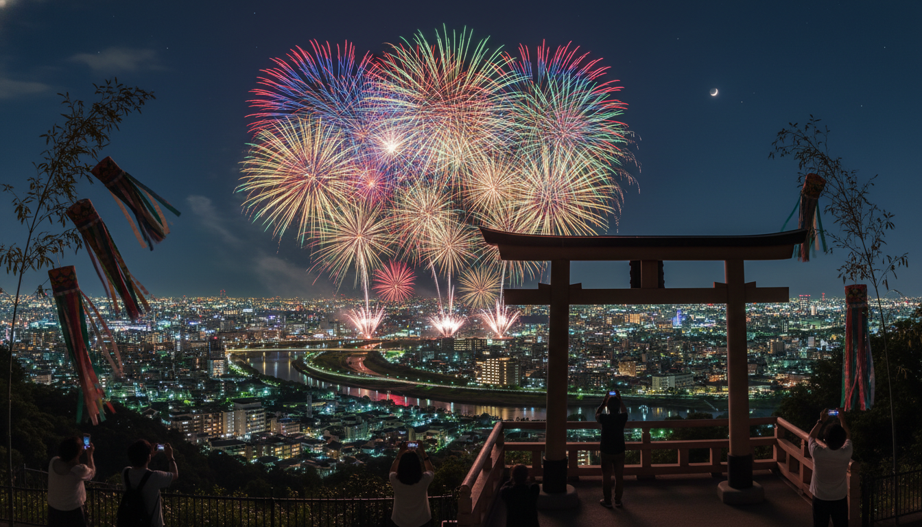 仙台七夕花火祭、最高の鑑賞スポットはどこ？